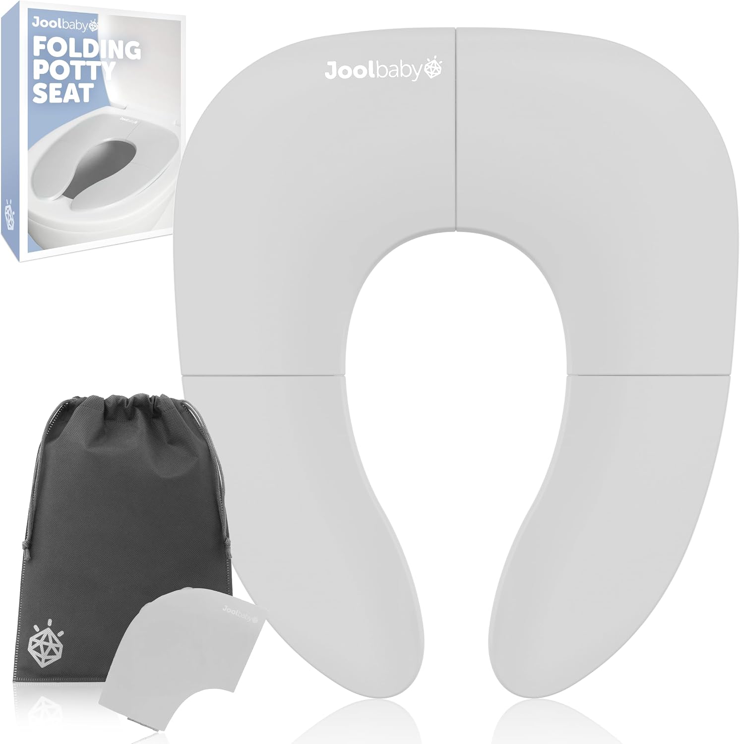 Thumbnail 6 de Jool Baby Folding Travel Potty Seat for Girls Aqua