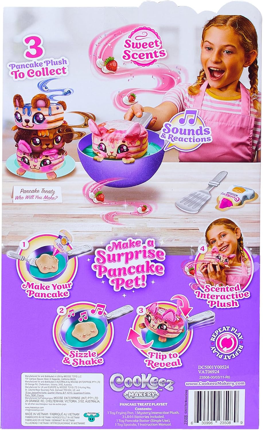 Detalle de Cookeez Makery Pancake Treatz Mix & Flip: Plush Surprise Pancake Maker
