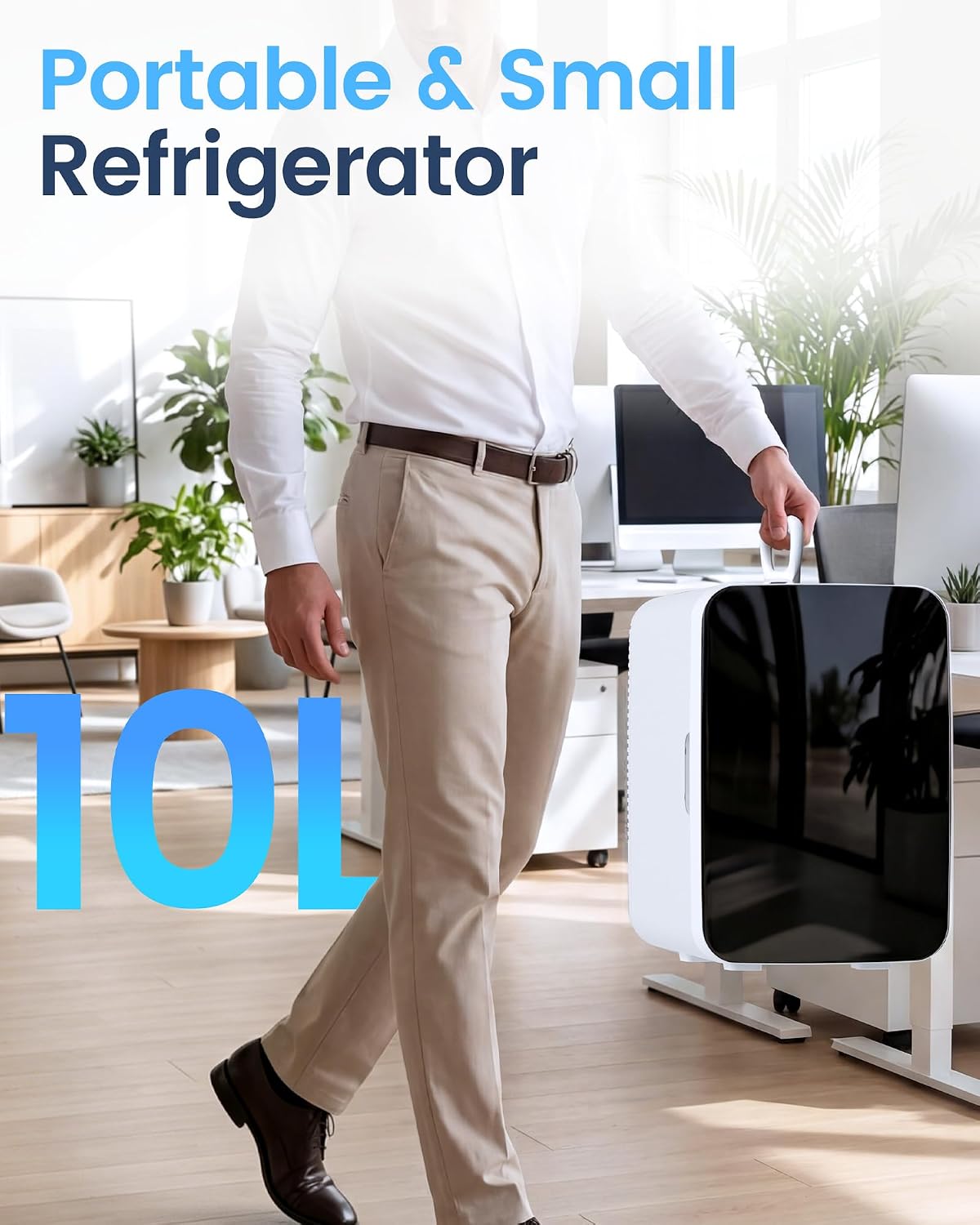 Thumbnail 1 de Electactic LY2010 10L Compact Mini Fridge, AC/DC, Removable Shelf