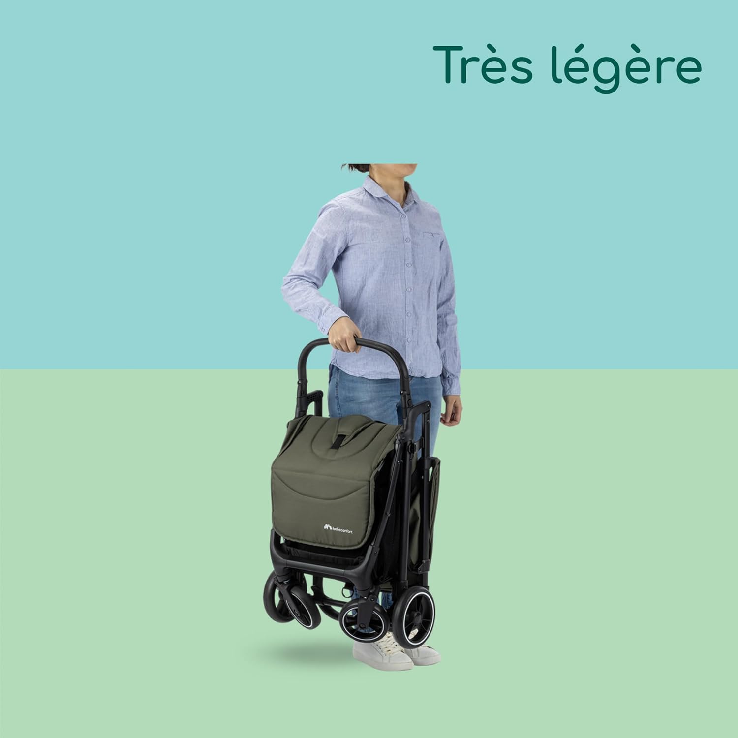 Thumbnail 4 de Bebeconfort Azur: Poussette Canne Compacte et légère 0–3 ans, pliage automatique à une main