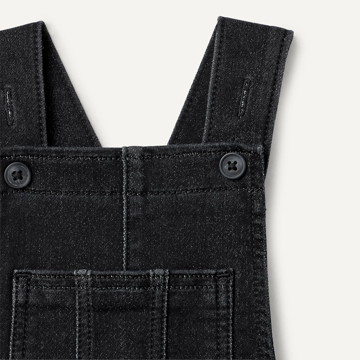 Thumbnail 3 de Amazon Essentials Unisex Babies' Soft Stretch Denim Overalls (Regular Fit)