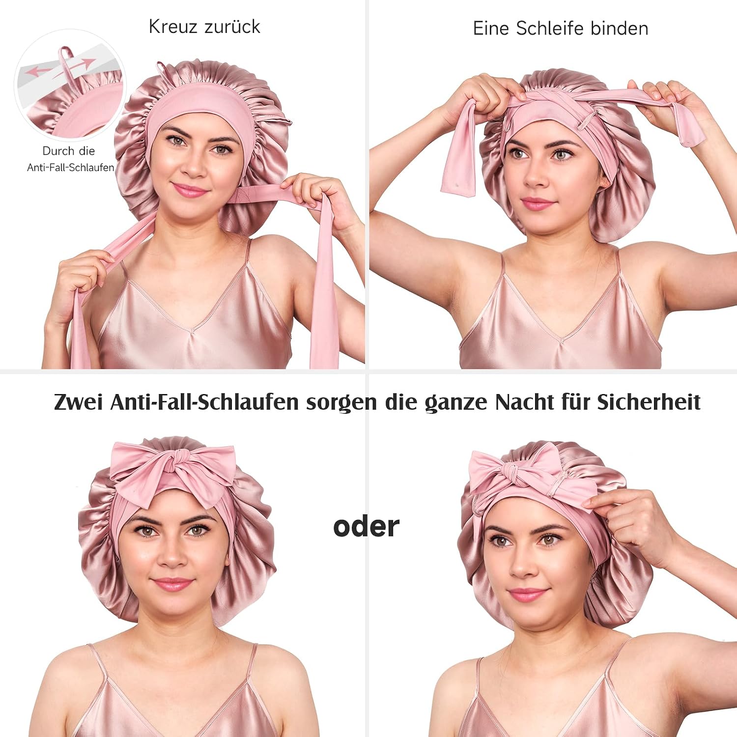Thumbnail 5 de Umisleep Gorro de Seda de Morera 22 Momme para Dormir 💖