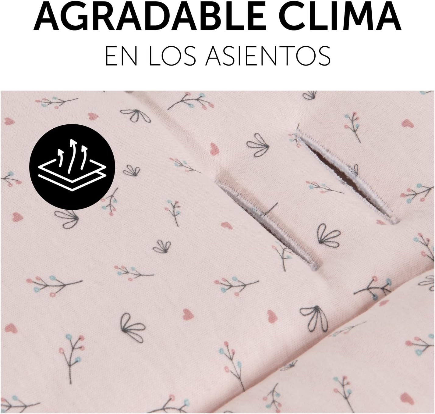 Detalle 2 de hauck Colchoneta Universal para Silla de Paseo, Algodón