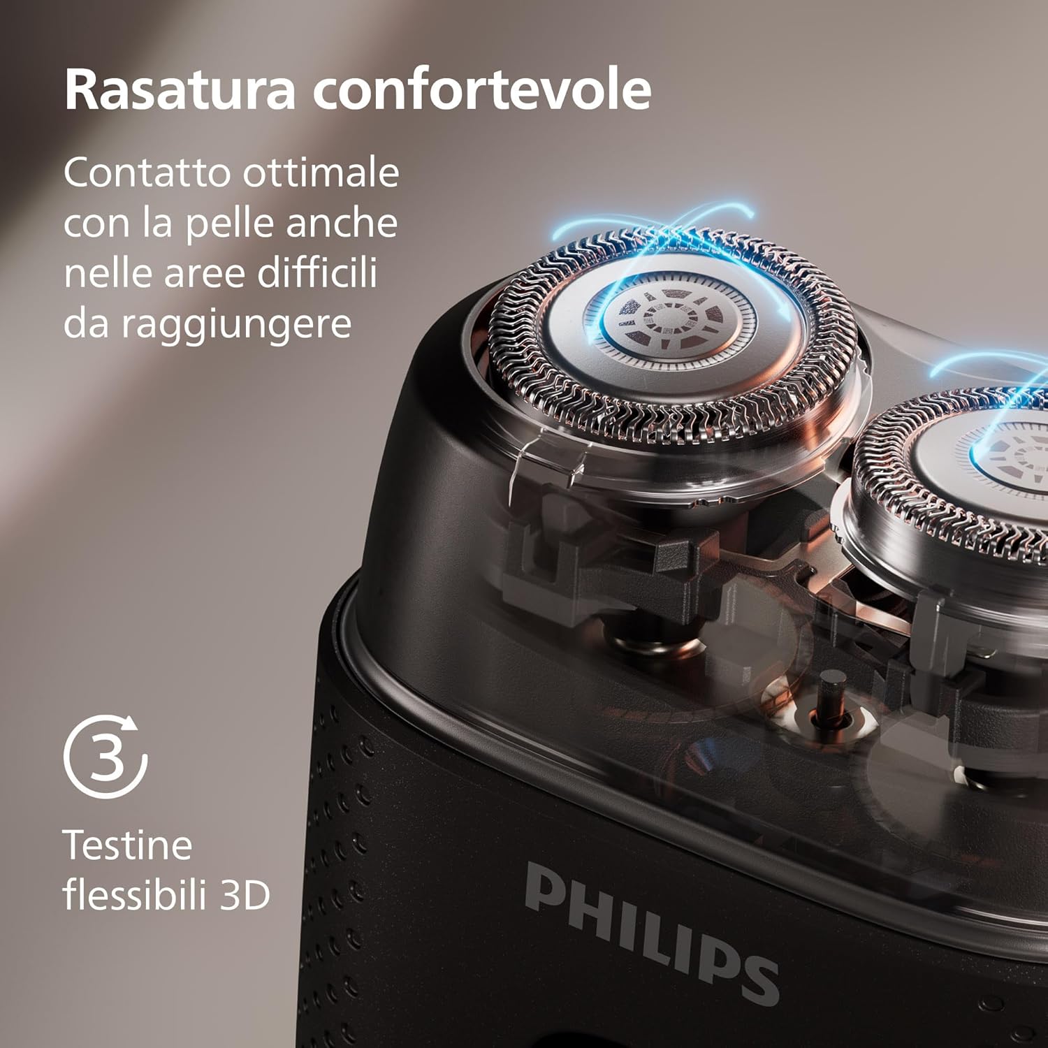 Detalle 2 de Philips Shaver Serie 500 S595/05 rasoio compatto