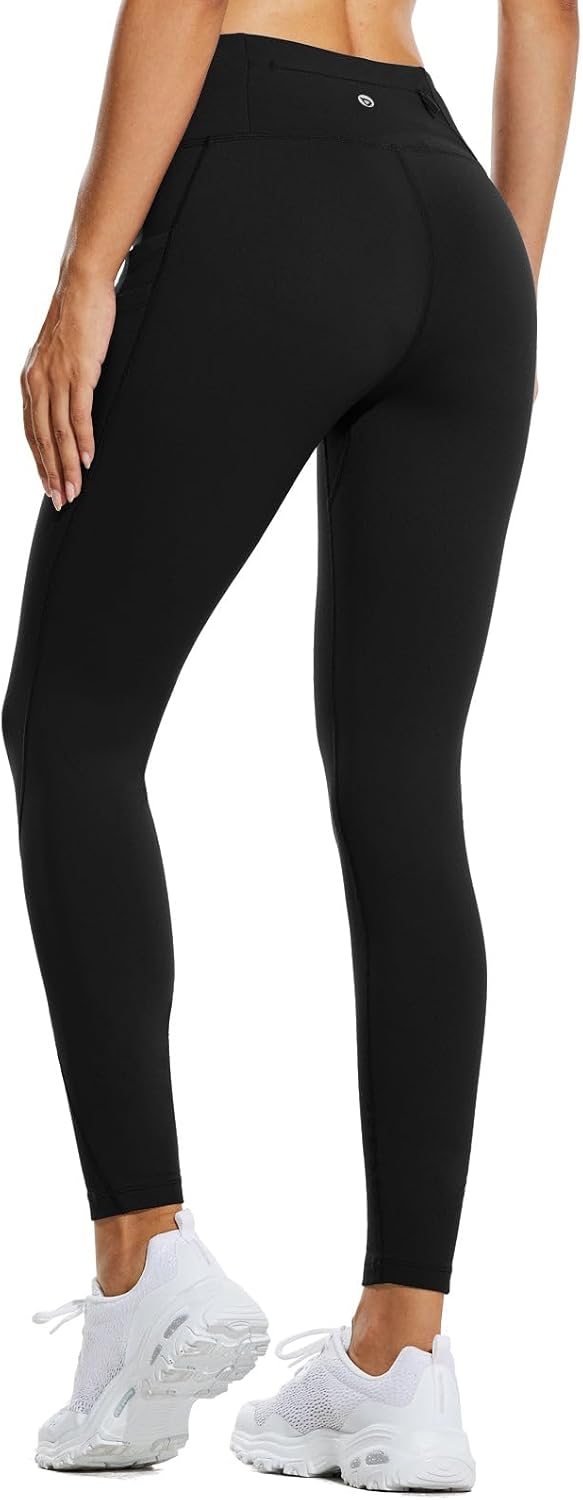 Detalle 2 de baleaf Fleece Lined Leggings high-waisted with pockets 🏃♀