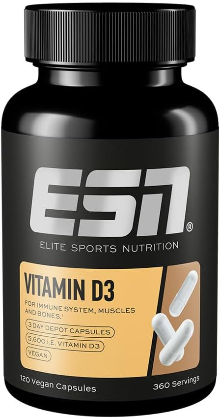 Detalle de ESN Vitamin D3 Depot — Hochdosierte Vitamin-D3-Kapseln, vegan, 120 Stück