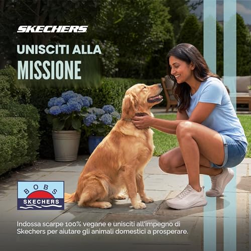 Detalle 2 de Skechers Bobs Squad Chaos, Scarpe da ginnastica Donna Naturale – 39 EU