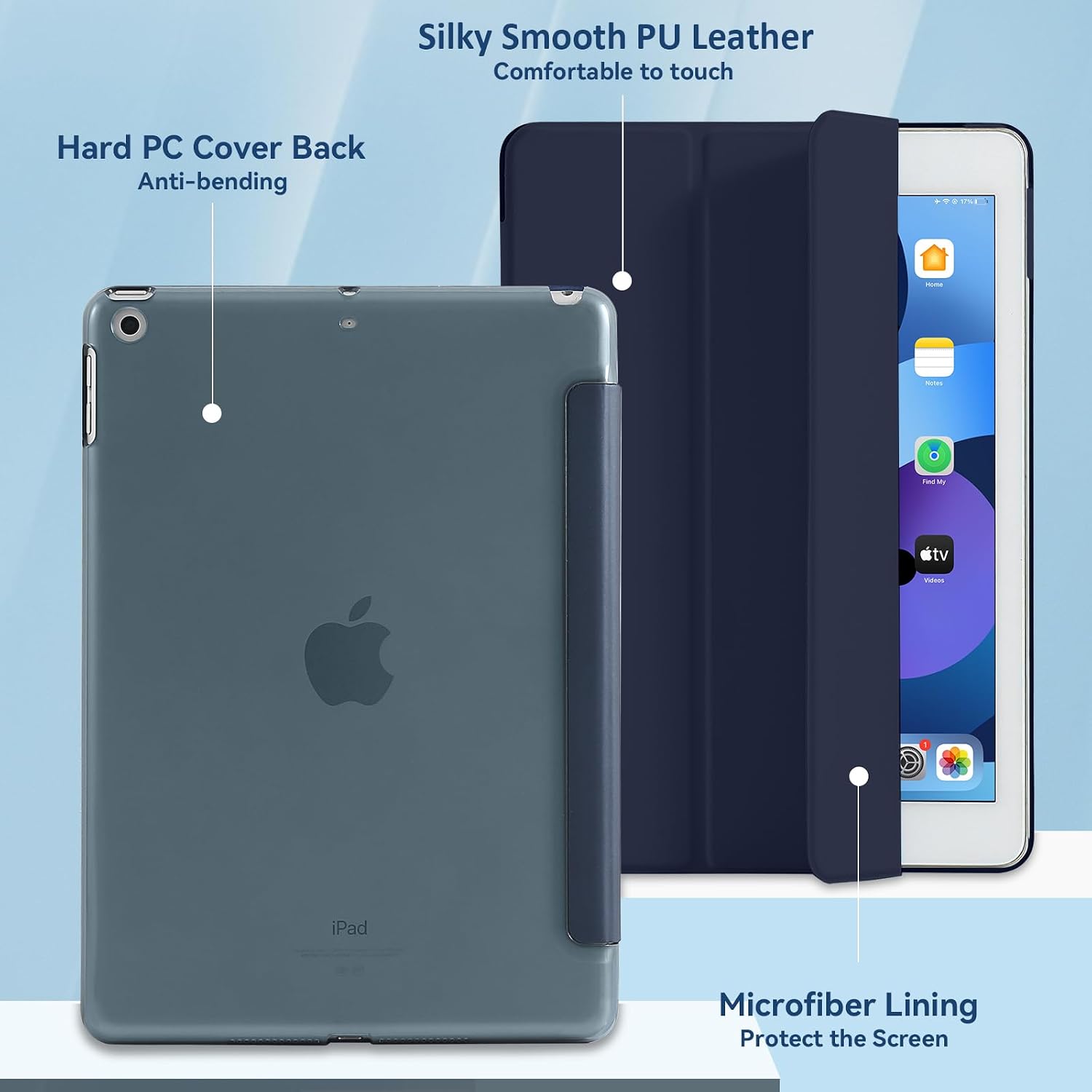 Detalle de 4UBonLife Coque iPad 9,7 Bleu foncé