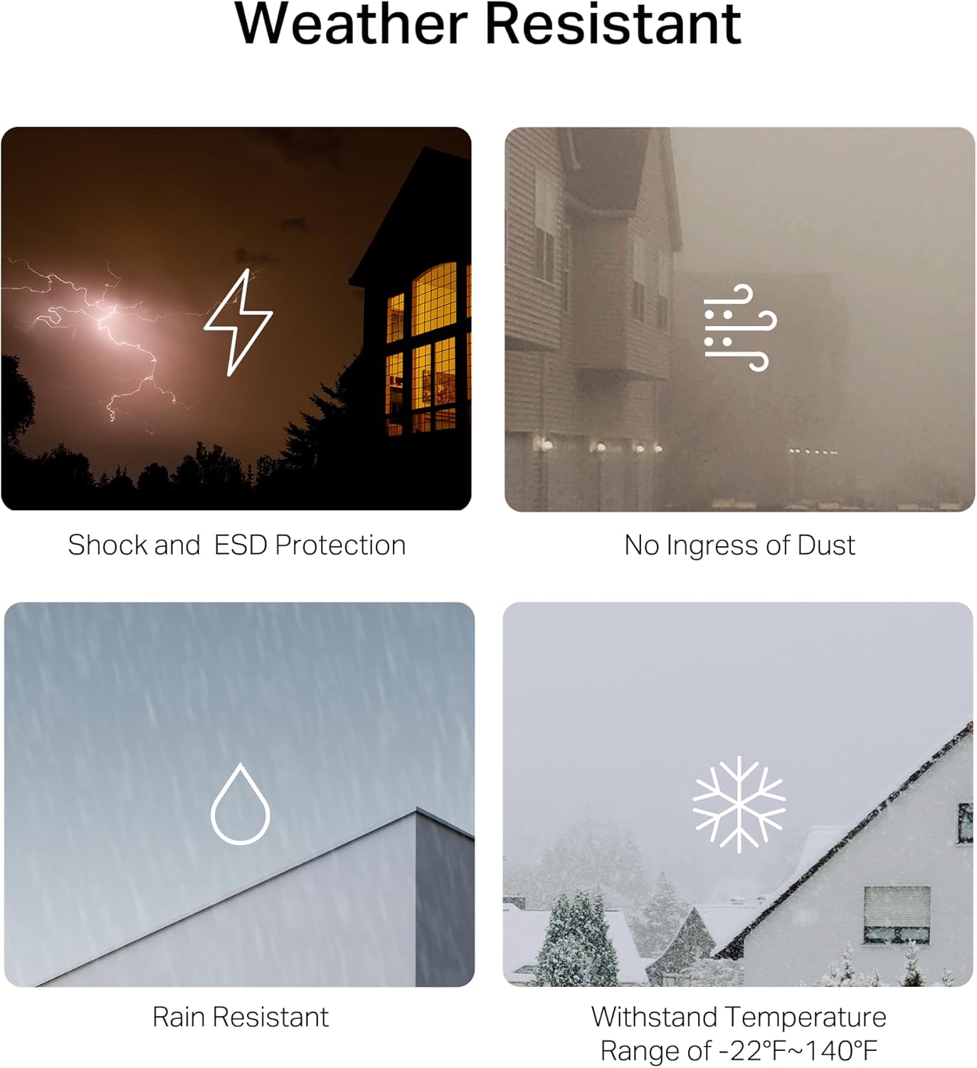 Thumbnail 4 de TP-Link Deco 7 Outdoor BE65 Tri-Band Wi‑Fi 7 Mesh Extender with IP65 (BE11000 class) and 2x 2.5G PoE+ Ports