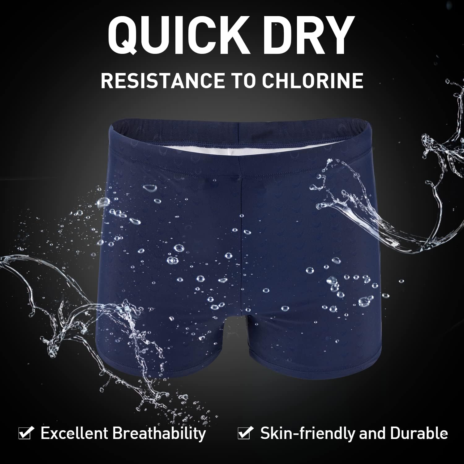 Detalle 2 de Arcweg Costume da Bagno Uomo Boxer con Pad Rimovibile e Coulisse – Boxer da Bagno Elasticizzato a Vita Bassa