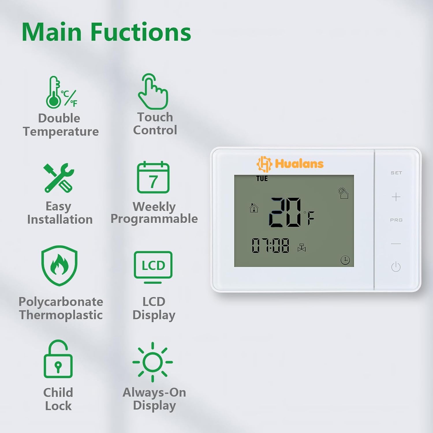Thumbnail 3 de Termostato Ambiente Intelligente WiFi 90-240V