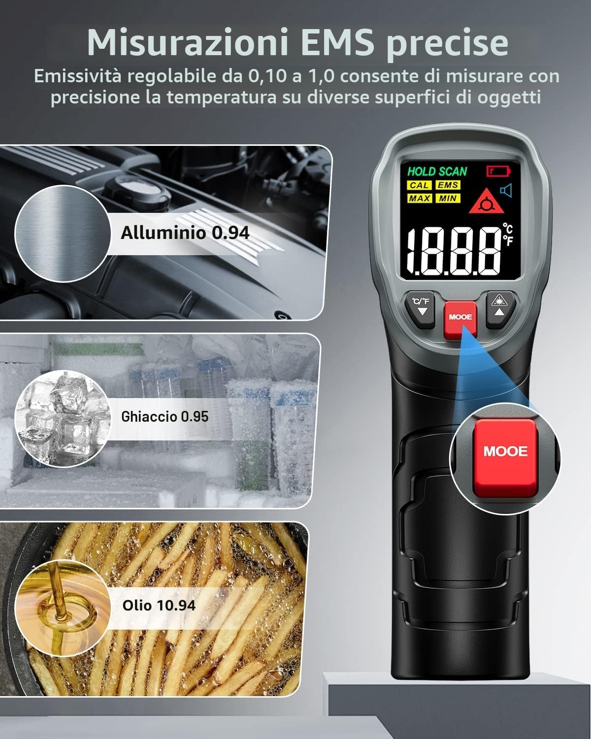 Detalle 2 de Eventek 3 in 1 Termometro Cucina