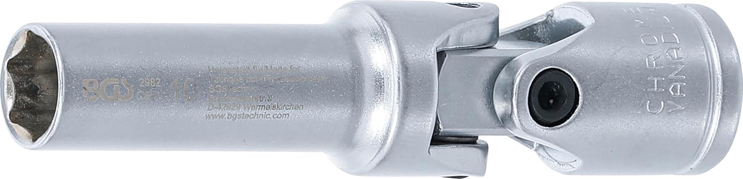 Detalle 2 de BGS 2982 – Douille articulée de bougie hexagonales 10 mm (3/8")