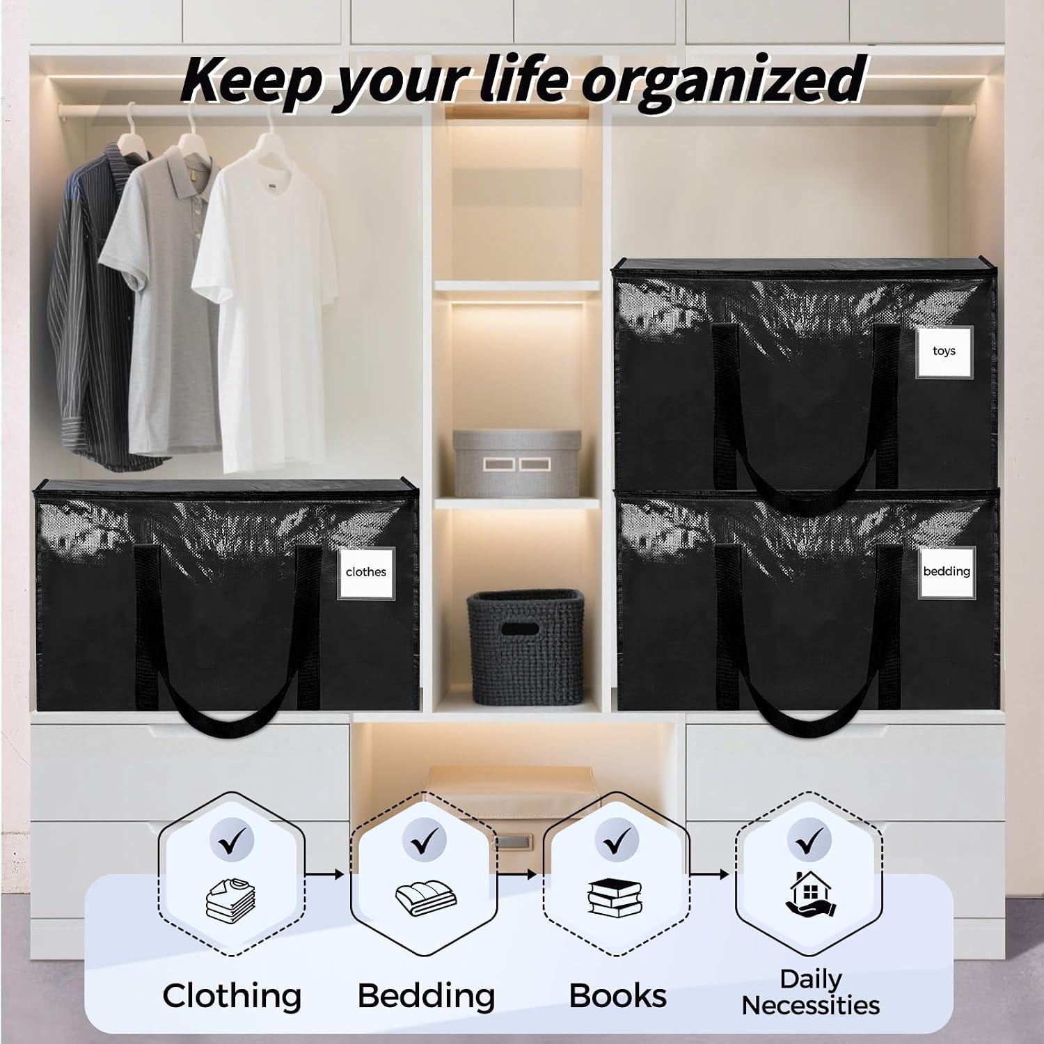 Thumbnail 6 de Ukeetap Clothing Storage Bags, 16-Pack