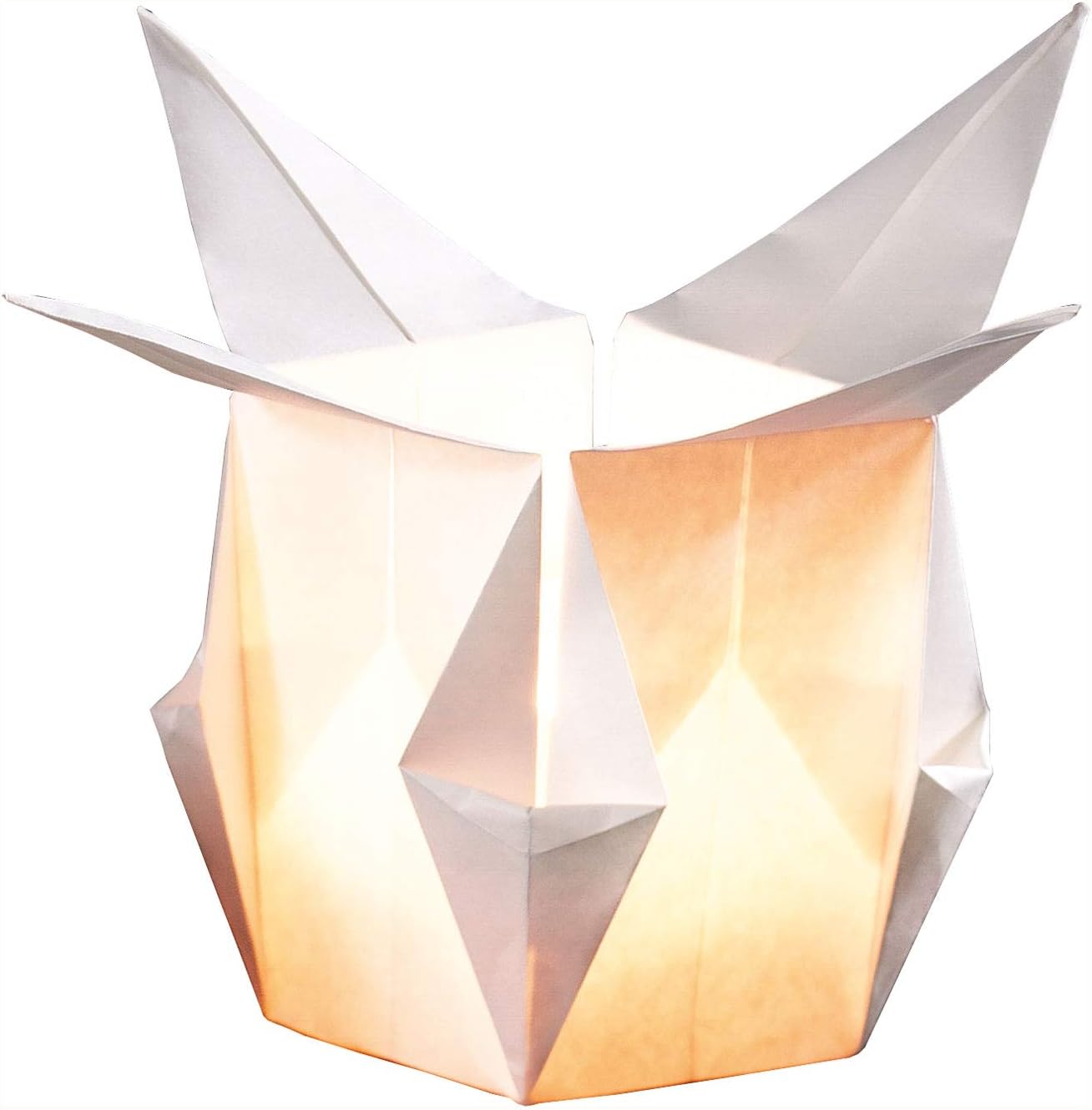 Detalle 2 de Folia Creativ Licht origamipapier 30 x 30 cm, 80 g, wit en halftransparant