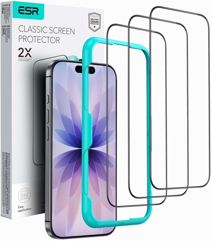 Detalle de ESR Panzerglas für iPhone 17/16 Pro