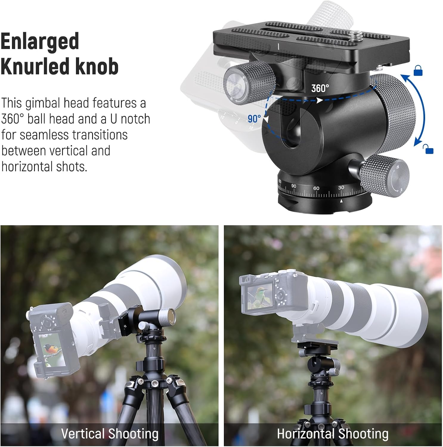 Thumbnail 2 de NEEWER GM39 Camera Gimbal Head