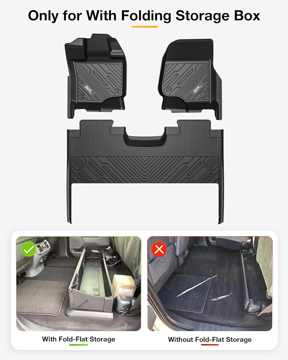 Thumbnail 2 de 3W Floor Mats F-150 SuperCrew 2015-2025