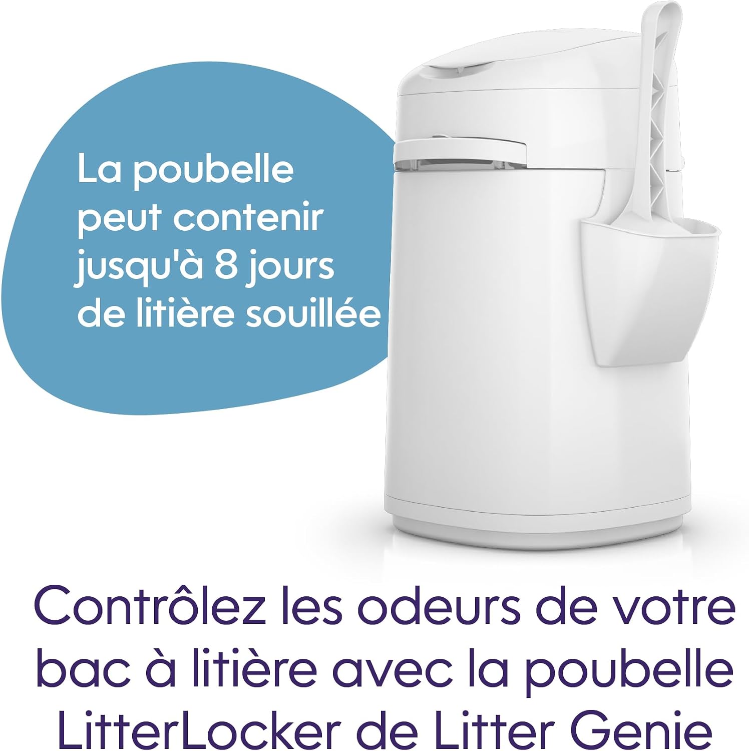 Thumbnail 6 de Litter Genie Litter Locker Fashion – poubelle à litière anti-odeurs pour chat, compacte et facile d’entretien
