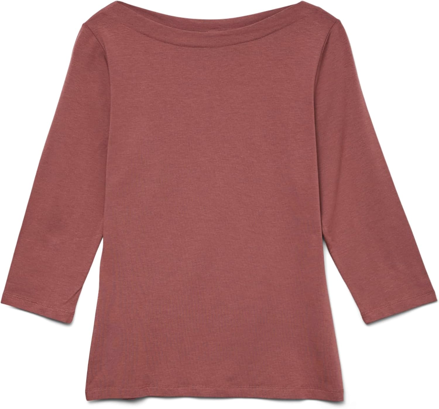 Thumbnail 4 de VERO MODA Top à Manches 3/4 col Bateau Extensible — Coupe régulière