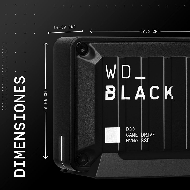 Thumbnail 3 de WD Black D30 Game Drive SSD 2TB USB-C para Xbox Series y PlayStation 5