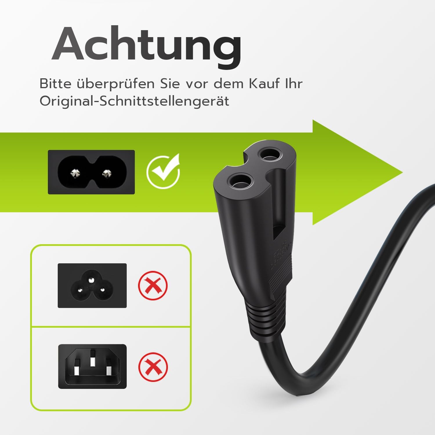 Thumbnail 3 de Tolesum Euro Netzkabel 3 m für Konsole