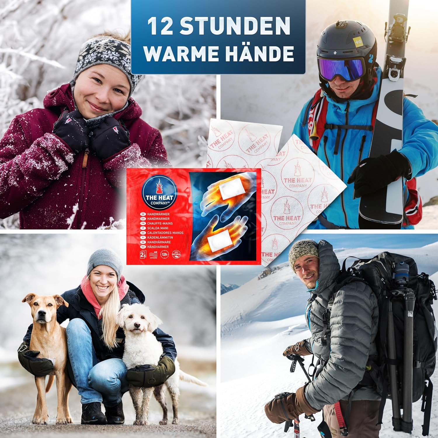 Detalle 2 de THE HEAT COMPANY Handwärmer 12 Stunden Wärmepads ✋
