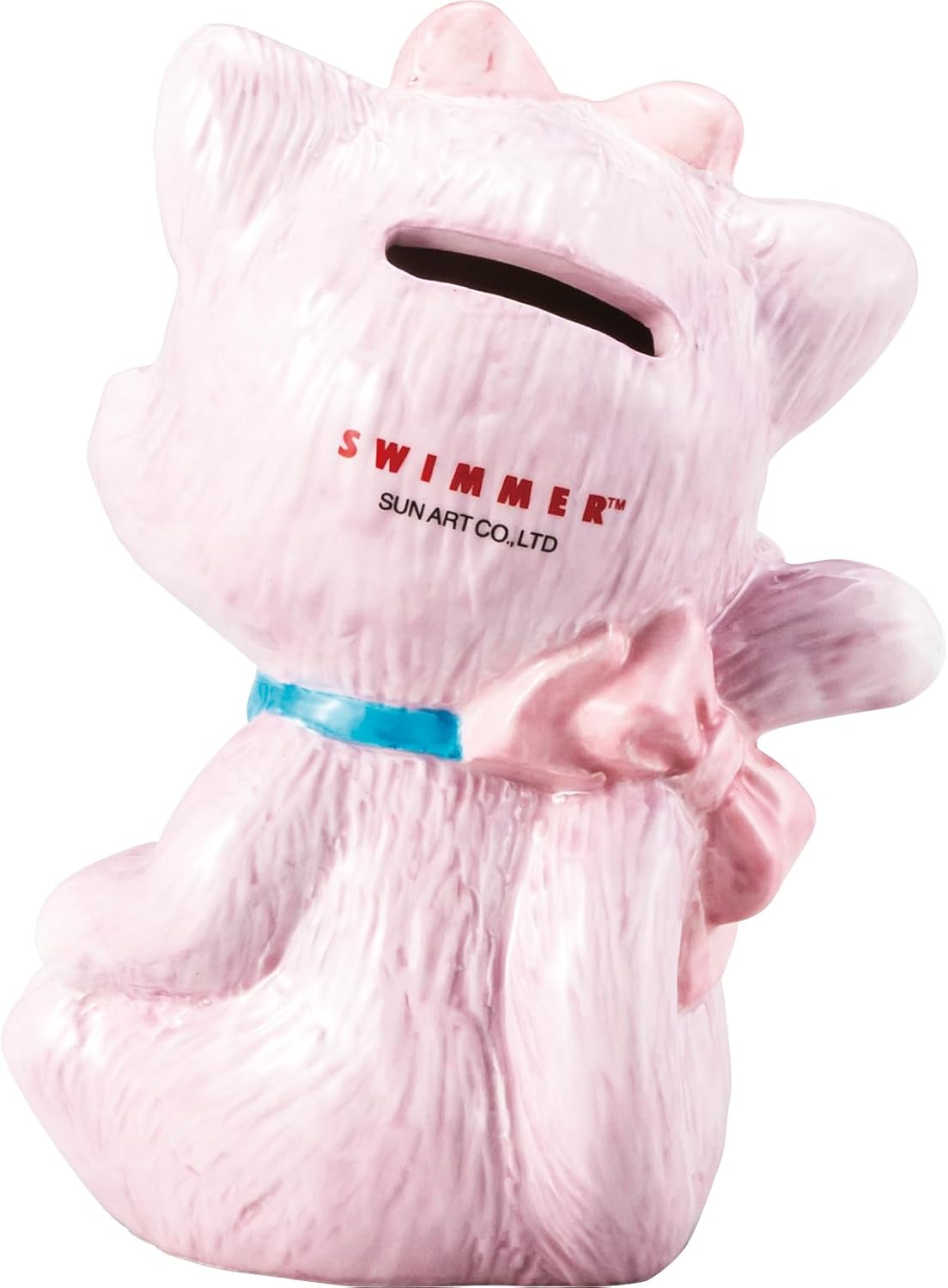 Detalle de Swimmer SAN4737-3 Camie Ceramic Money Box, Pink, 10 x 9 x 12 cm