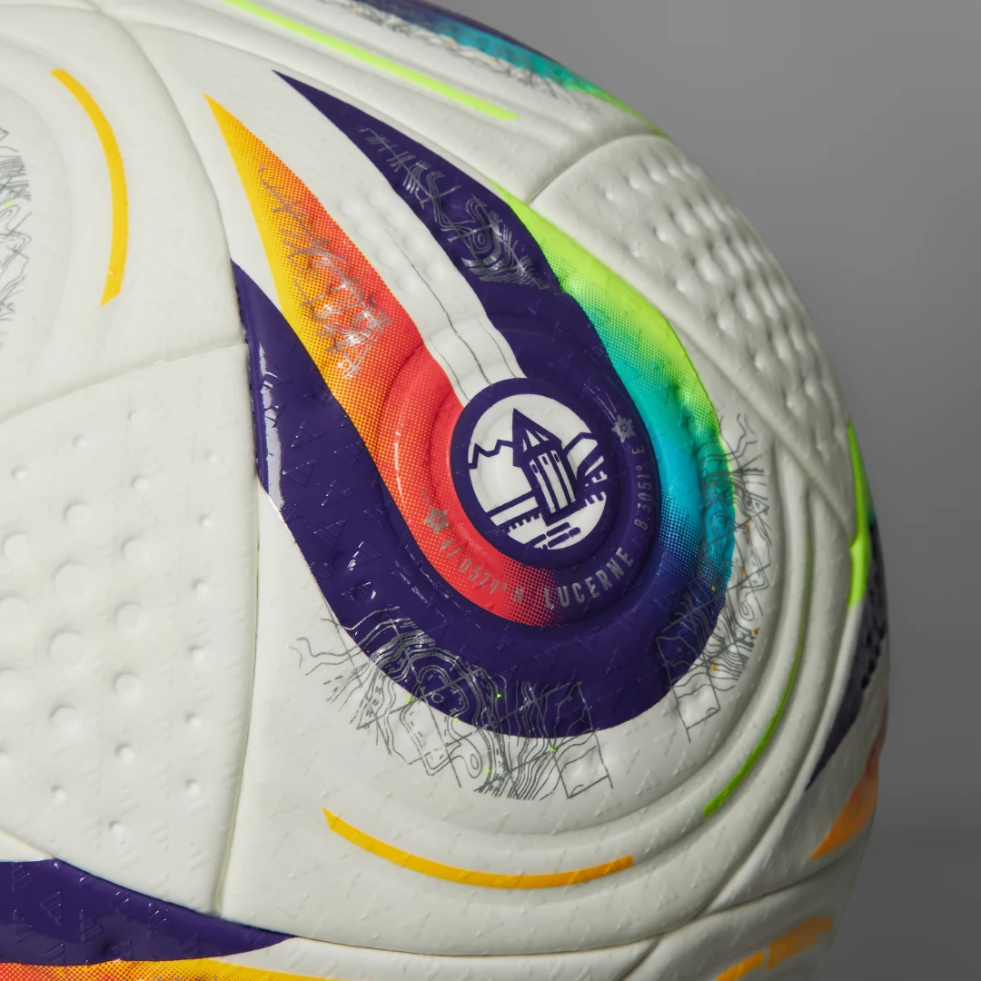 Thumbnail 2 de Balón oficial Euro25 Femenina de Adidas — blanco
