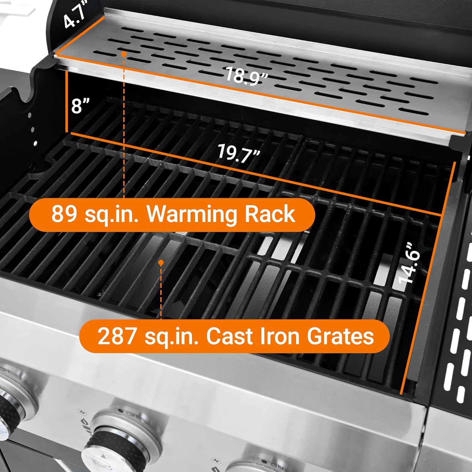 Detalle de Endark Propane Grill 40,500 BTU