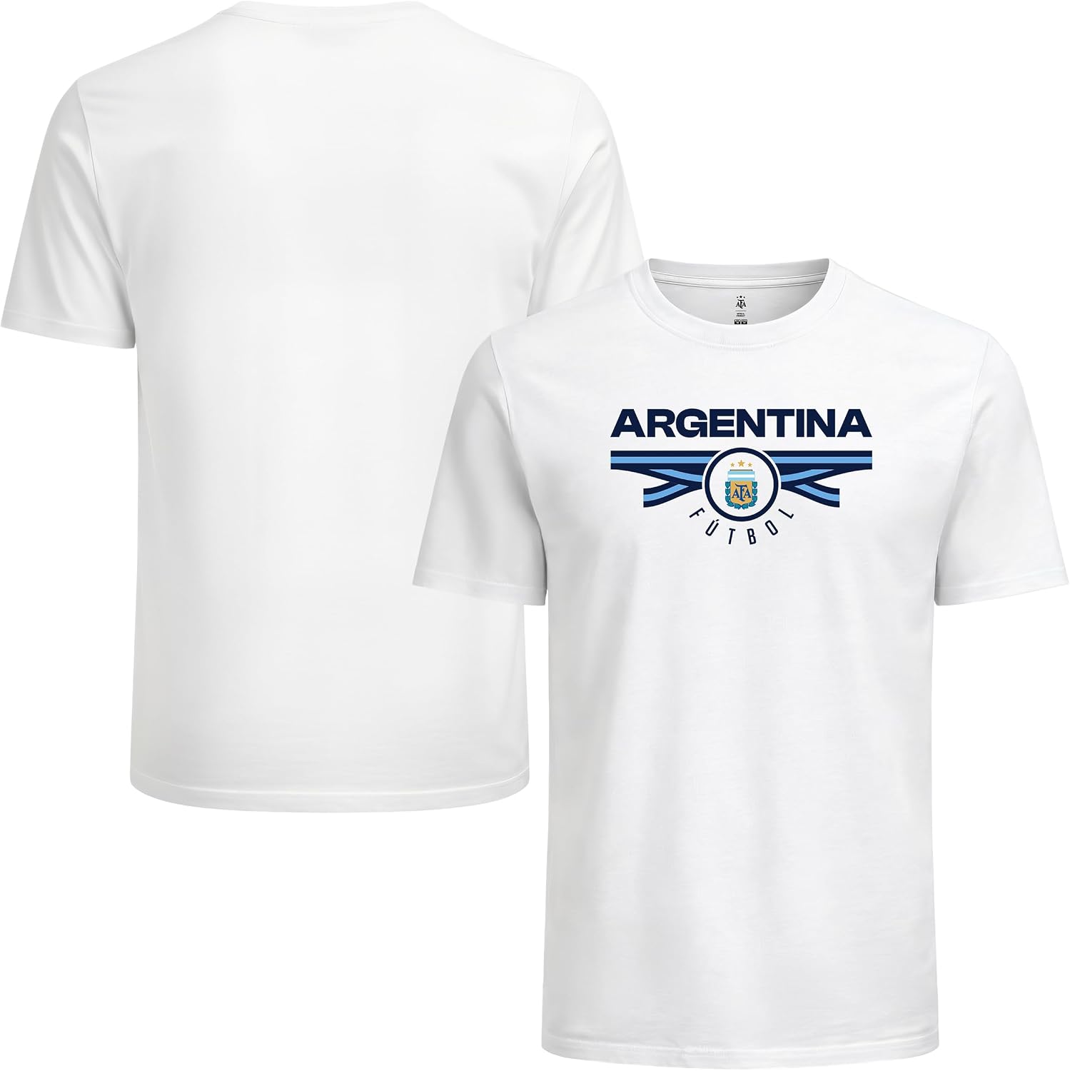 Thumbnail 2 de Icon Sports Officially Licensed Argentine Football Association Cotton T-Shirt (Unisex Adult)