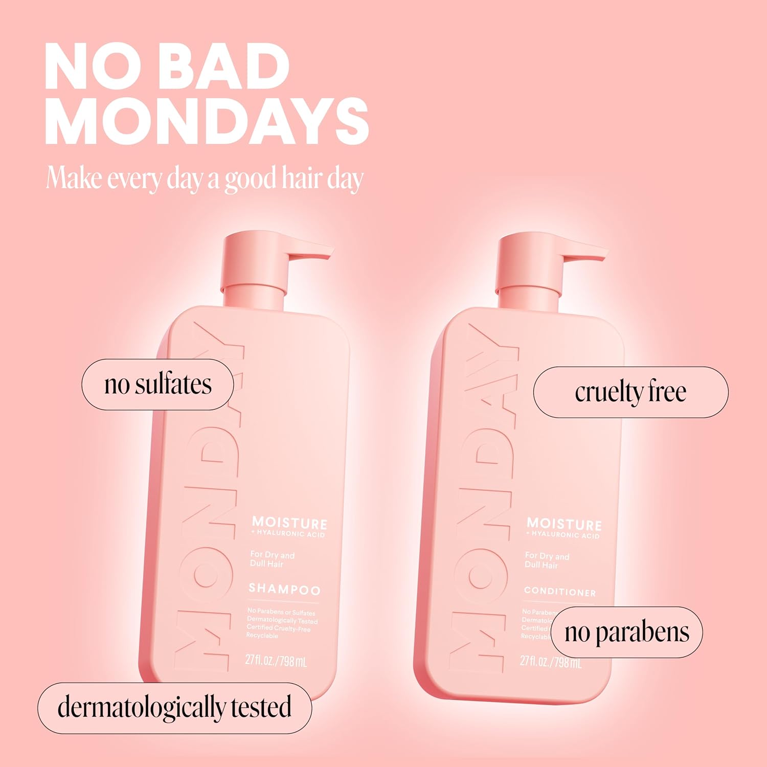 Thumbnail 6 de MONDAY HAIRCARE Moisture Shampoo 27 oz