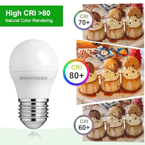 Thumbnail 6 de Bravotecno Ampoule E27 LED 2,5W 3000K G45 – Pack de 6, lumière chaude et efficace