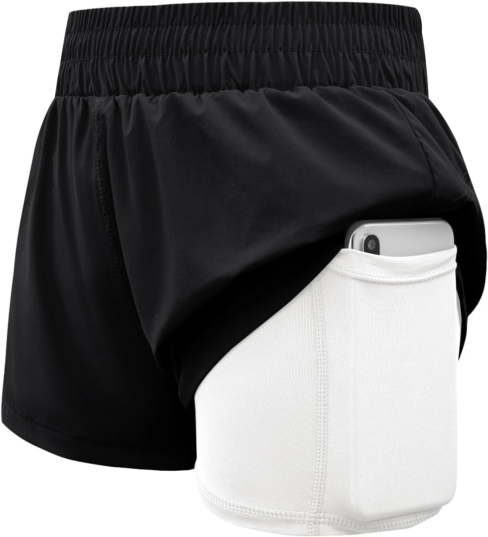 Thumbnail 6 de Girls athletic shorts with 2 in 1 design