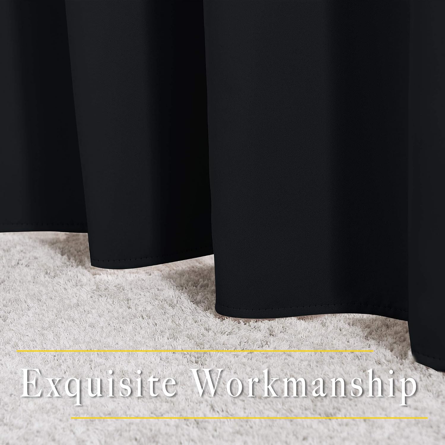 Thumbnail 5 de NICETOWN Blackout Curtains 63 in 2 Panels