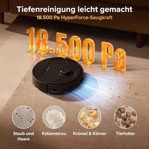 Detalle de roborock Qrevo S Pro Saugroboter mit Wischfunktion – 18.500 Pa