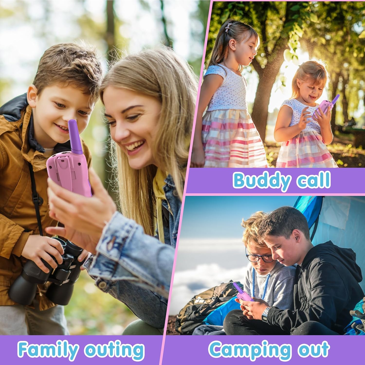 Thumbnail 3 de Kearui Walkie Talkie Kinder 3–12 Jahre 3 Meilen