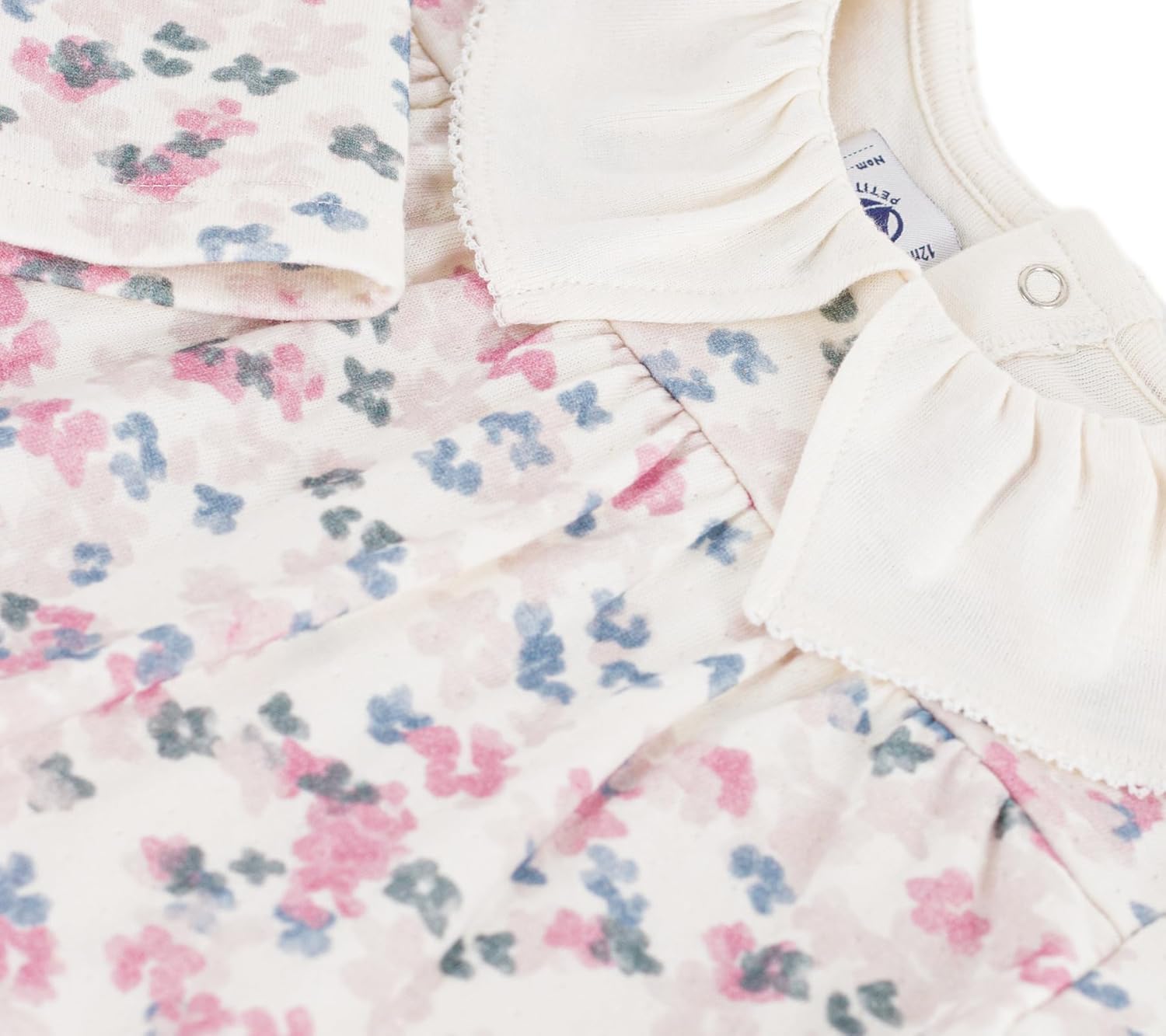 Thumbnail 2 de Petit Bateau Charlota_h Vêtements Jour Mixte bébé : blouse coton à manches longues à imprimé fleurs