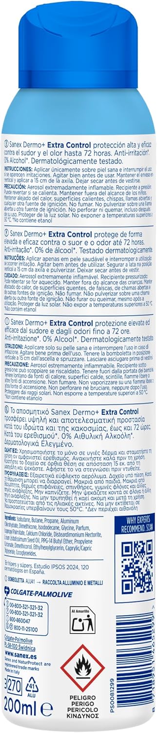 Thumbnail 2 de Sanex Dermo Extra Control Spray - Pack 6 Uds