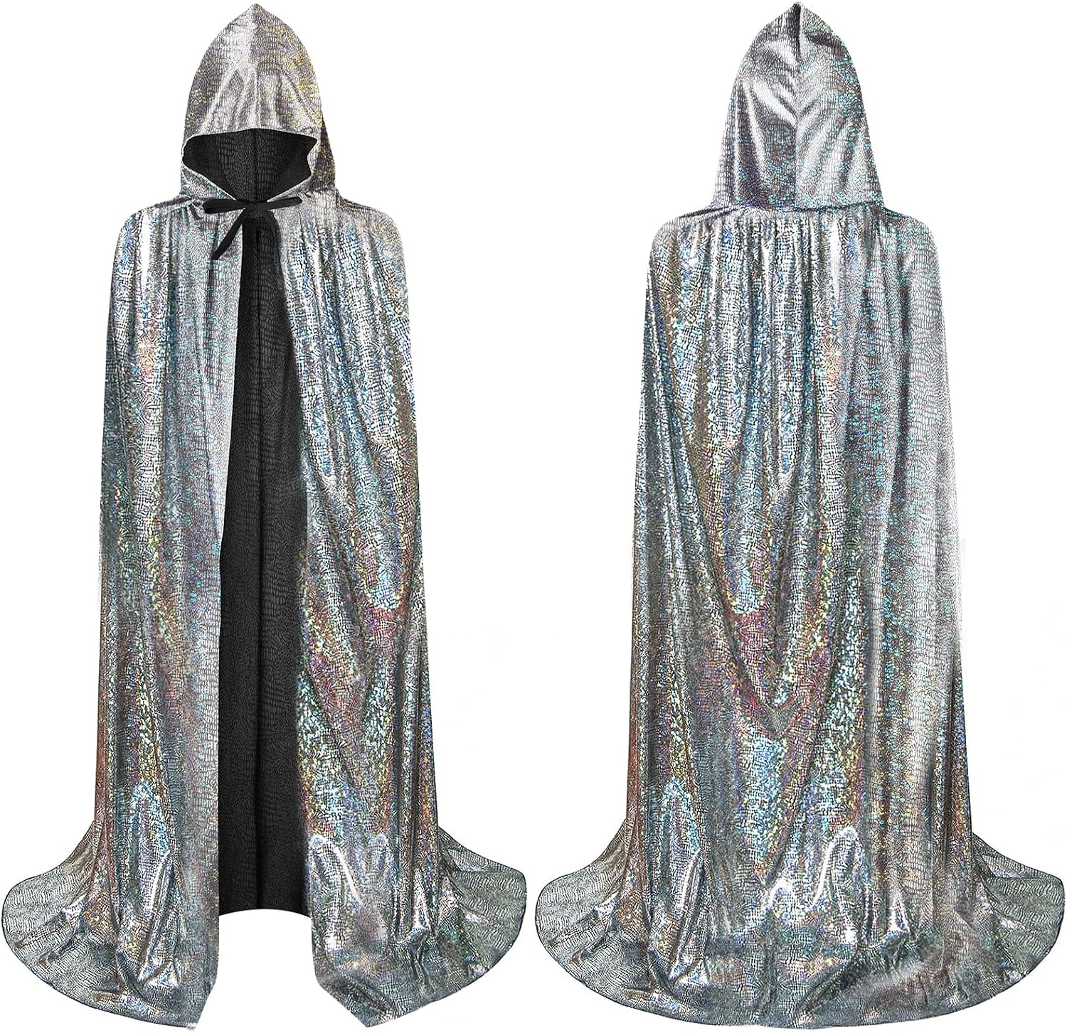 Detalle de AYBUY Kappa vampyrkappa med huva, 150 cm lång cape för vuxna