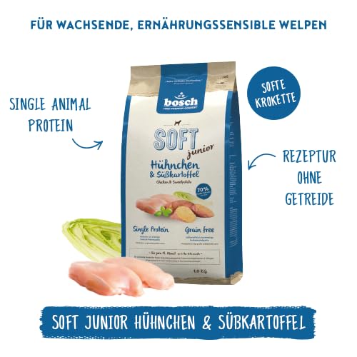Detalle 2 de Bosch HPC Soft Junior Welpenfutter Hühnchen & Süßkartoffel, 2,5 kg