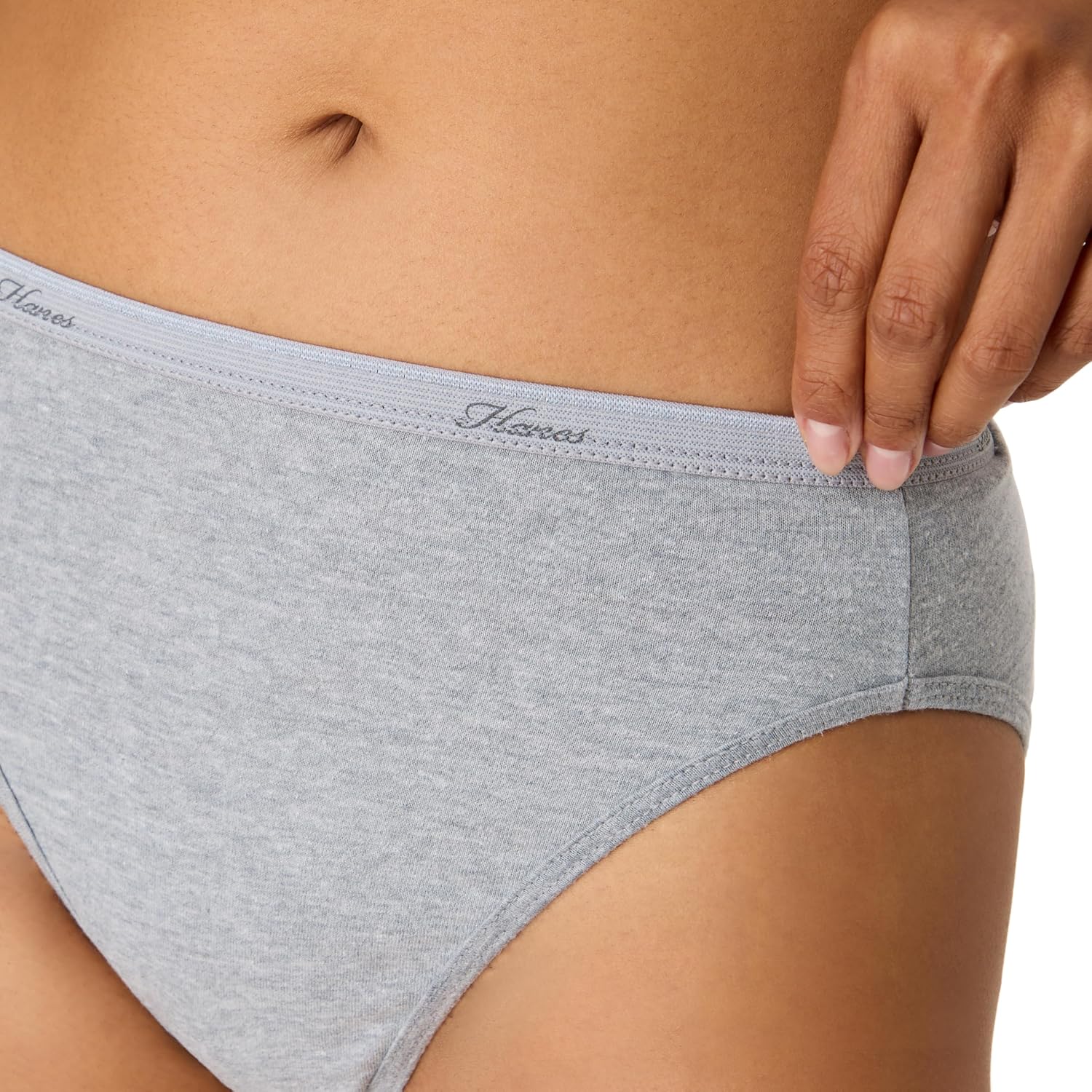 Thumbnail 4 de Hanes Women's 10-Pack High-Rise Cotton Blend Briefs, Full Coverage, Moisture-Wicking