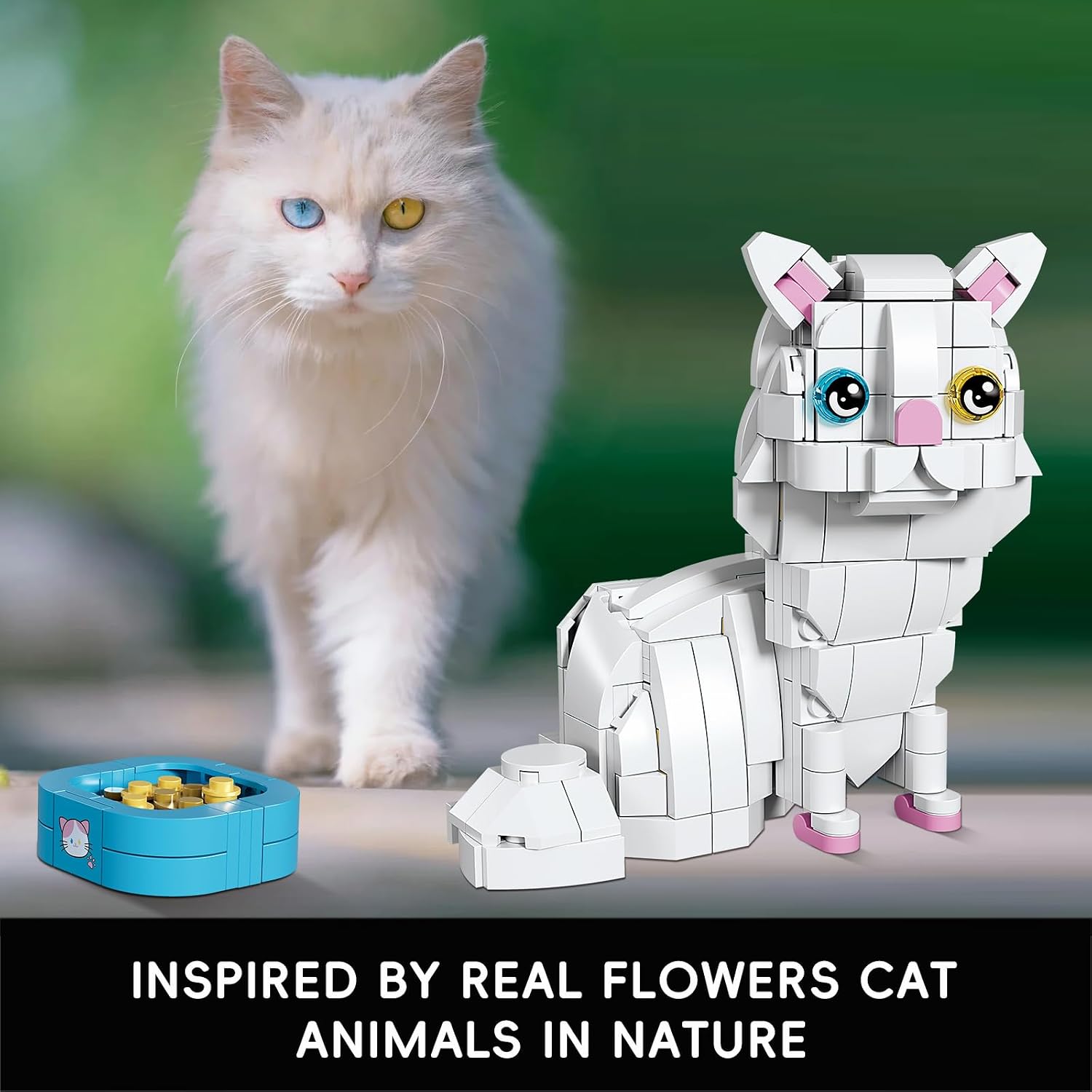 Detalle 2 de White Cat Building Block Set, 319 Pieces
