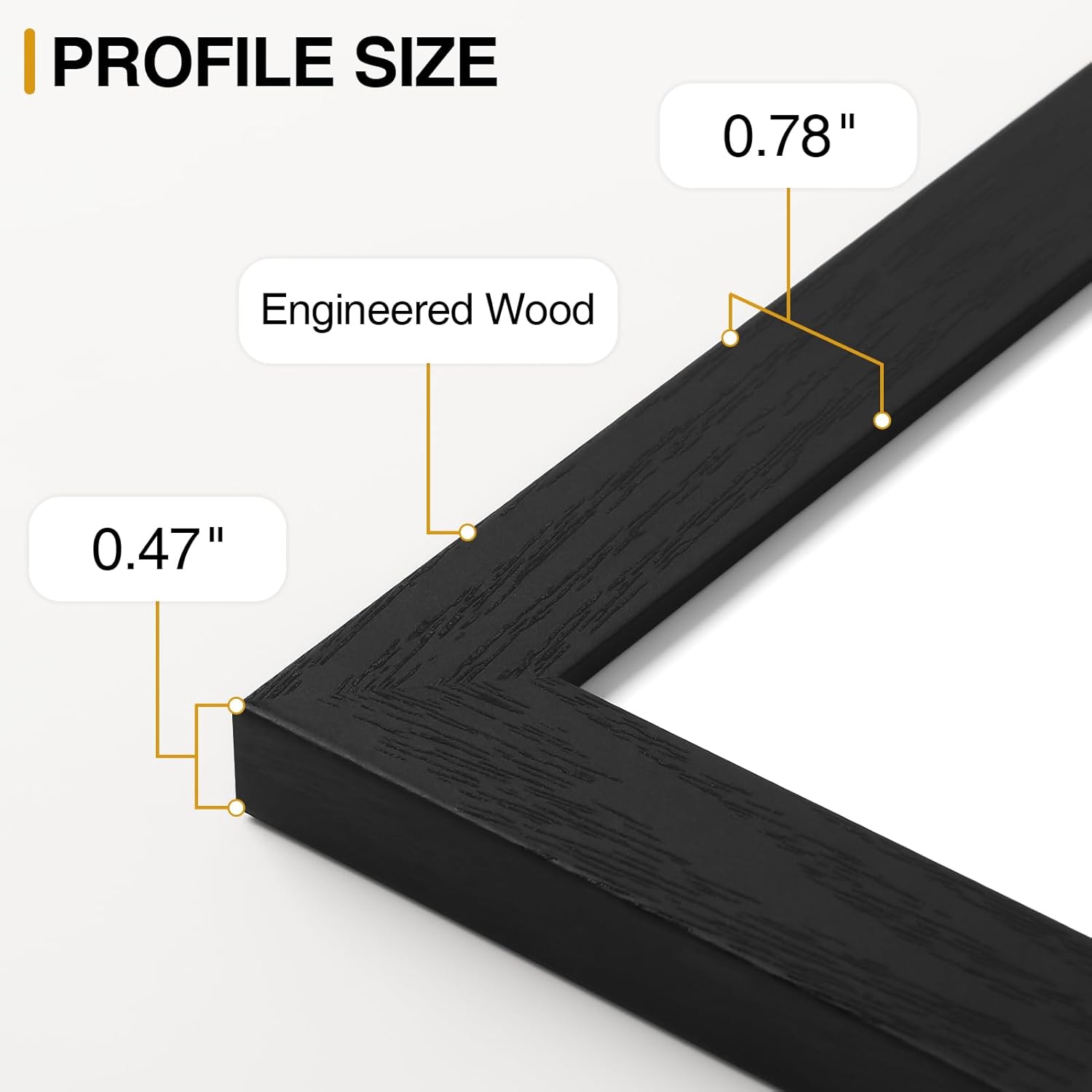 Thumbnail 6 de Vittanly 8x10 Picture Frames Set of 9 ⚙