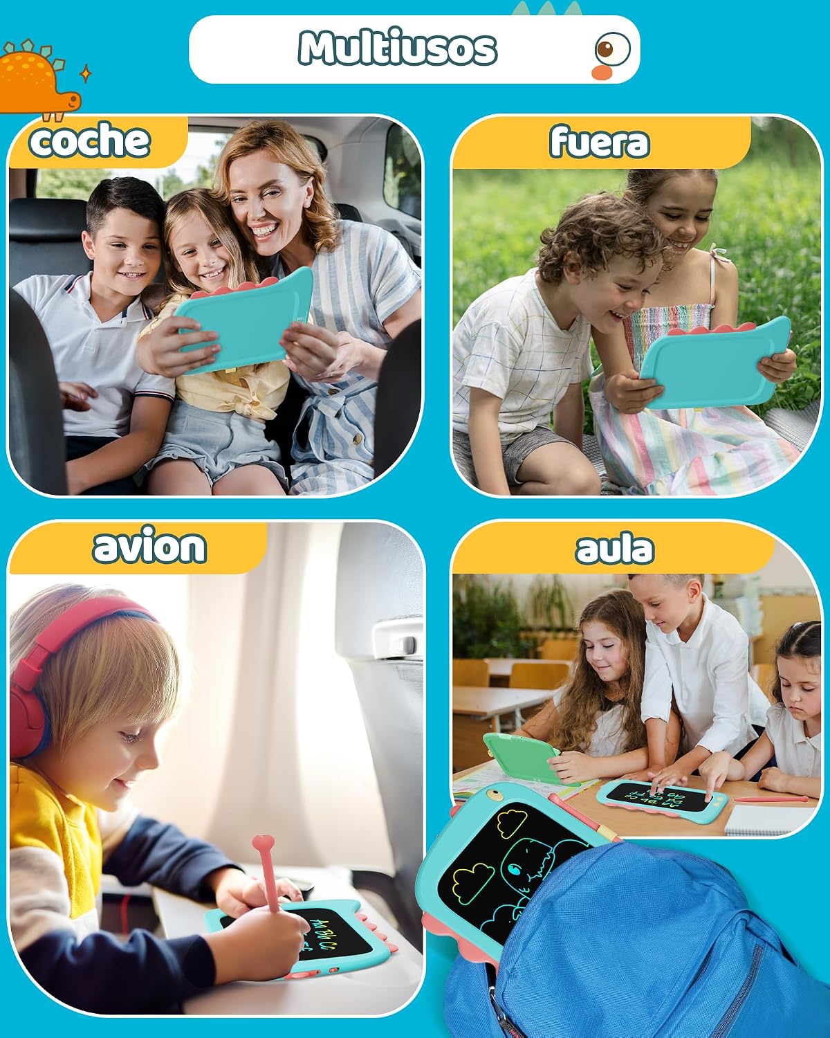 Thumbnail 5 de ORSEN Pizarra Mágica Infantil 8,5 Pulgadas
