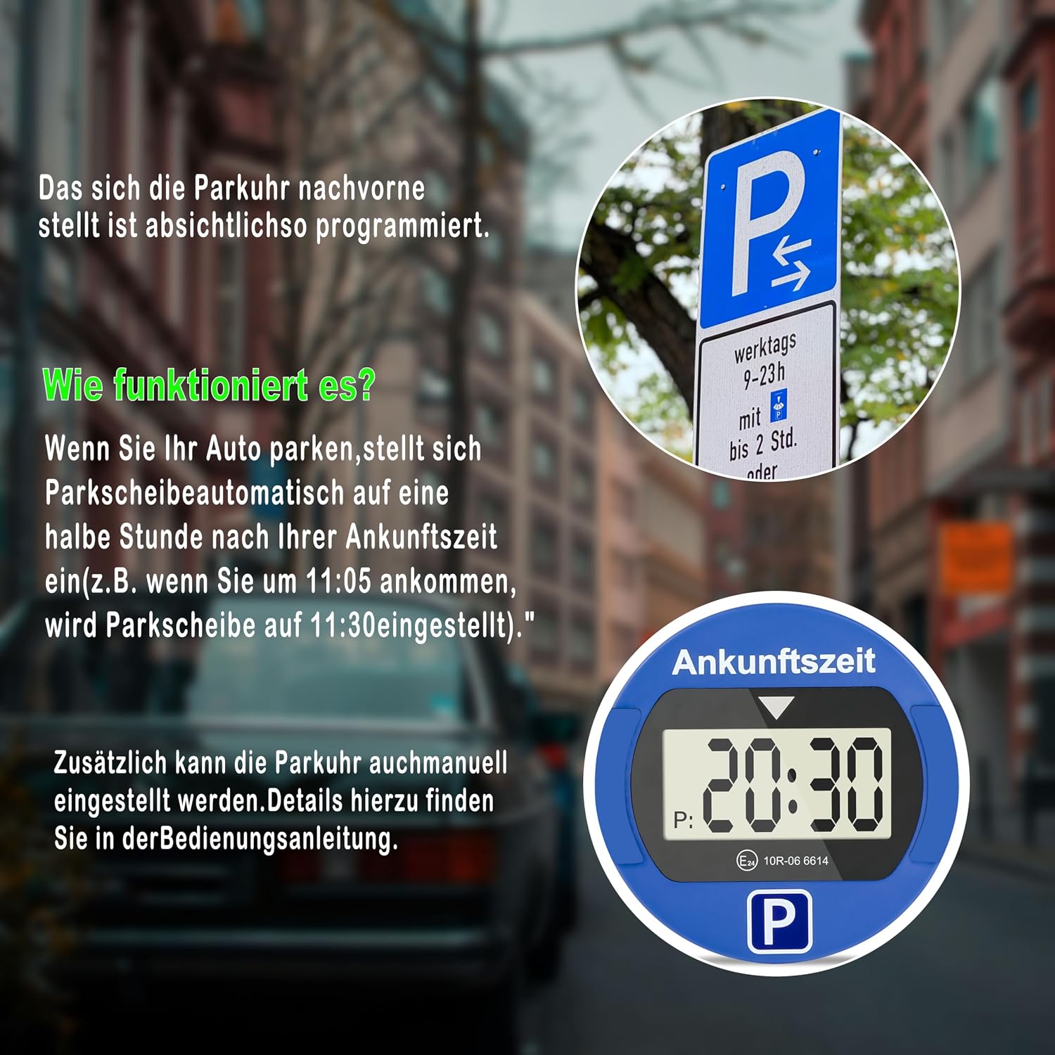 Thumbnail 5 de TEOV Elektronische Parkscheibe 1 Stück ⏱