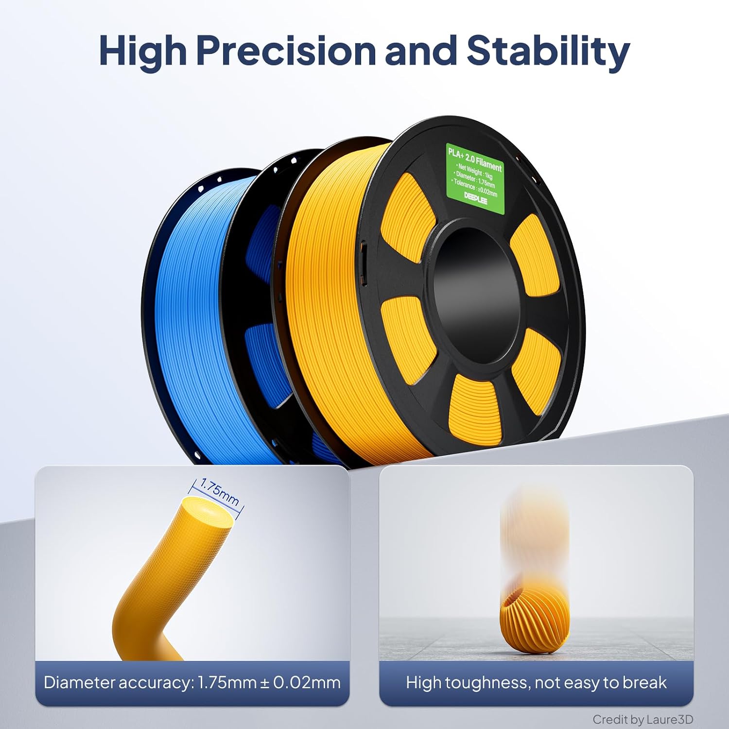 Detalle de DEEPLEE 3D printer filament 1.75 mm
