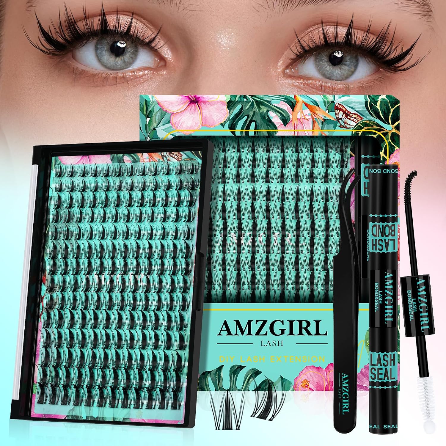 Thumbnail 6 de Lash Clusters Manga 140Pcs: Wet Look Ultra-Thin Band, 10–18mm Mix