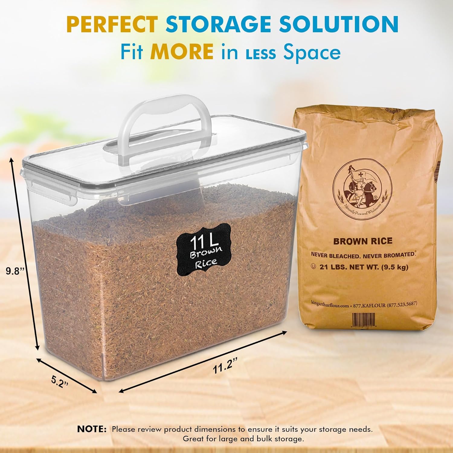 Thumbnail 2 de Shazo 2 PC 11L Airtight Food Storage