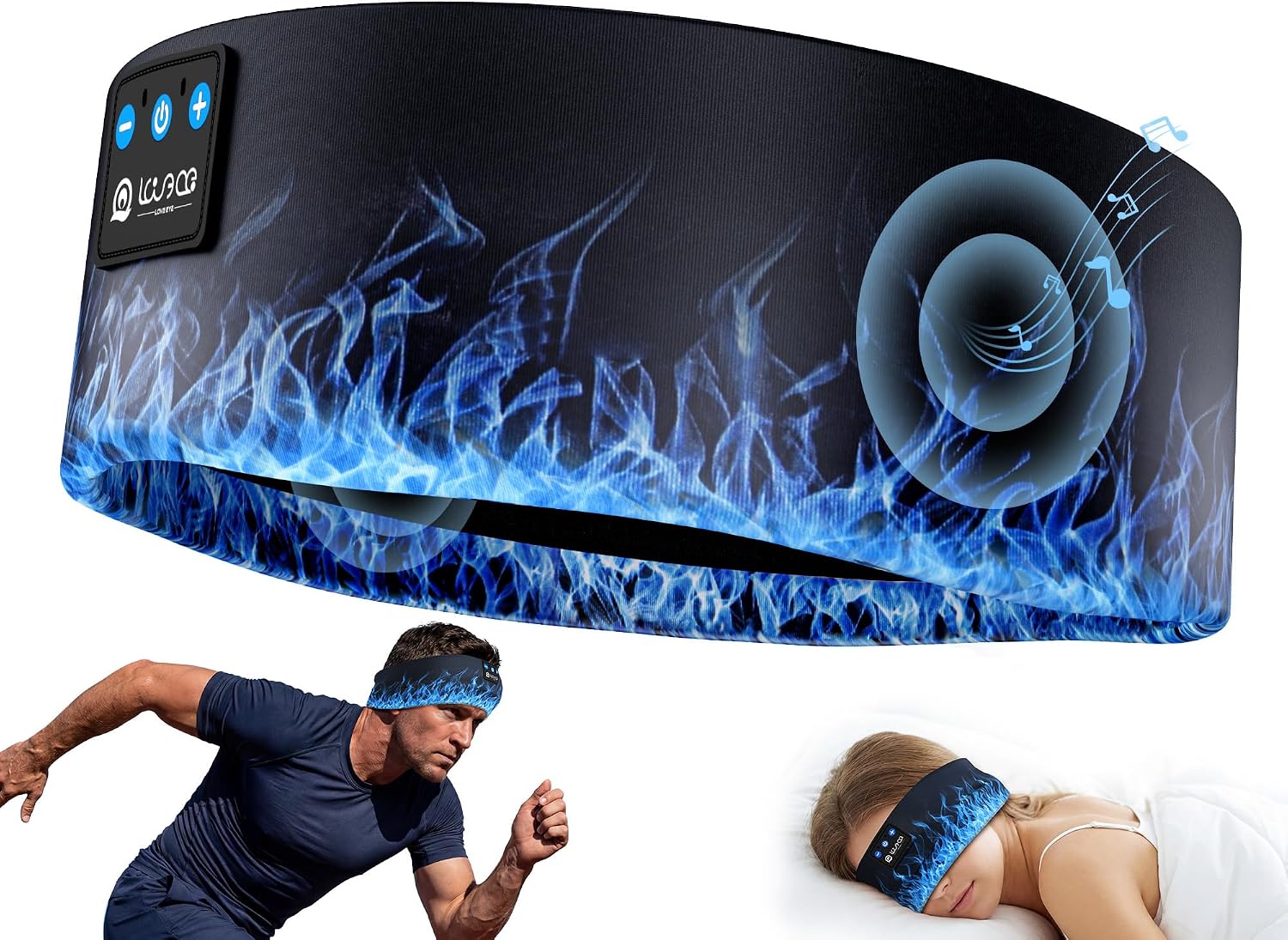 Detalle de LOVE EYE Bluetooth 5.4 Sleep Headphones Headband